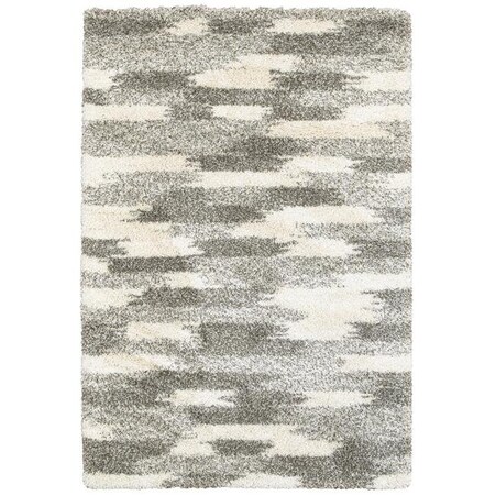 Oriental Weavers Oriental Weavers Henderson 565J9 2x3 Rectangle - Grey/ Ivory-Polypropylene H565J9057100ST